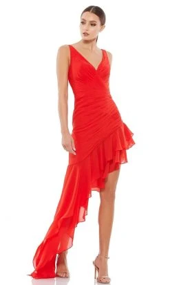 Ieena Duggal - 49487I Sleeveless Asymmetrical Hem Gown 10 Ieena Duggal - 49487I Sleeveless Asymmetrical Hem Gown