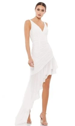 Ieena Duggal - 49487I Sleeveless Asymmetrical Hem Gown 11 Ieena Duggal - 49487I Sleeveless Asymmetrical Hem Gown