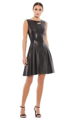 Ieena Duggal - 55064I Sleeveless Jewel Short Dress