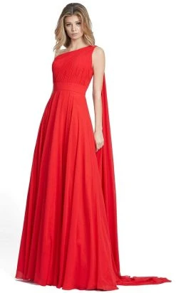 Ieena Duggal - 55250 One Shoulder Long A-Line Dress 7 Ieena Duggal - 55250 One Shoulder Long A-Line Dress