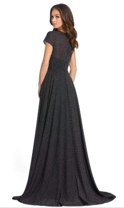 Ieena Duggal - 55306 Modest Designed A-Line Long Dress
