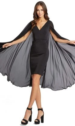 Ieena Duggal - 55358 Plunging V Neck Fitted Dress