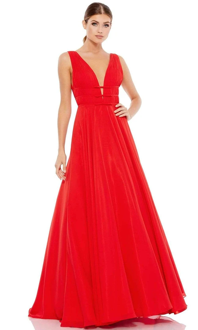 Ieena Duggal - 55379 Deep V Neck Ballgown 6 Ieena Duggal - 55379 Deep V Neck Ballgown