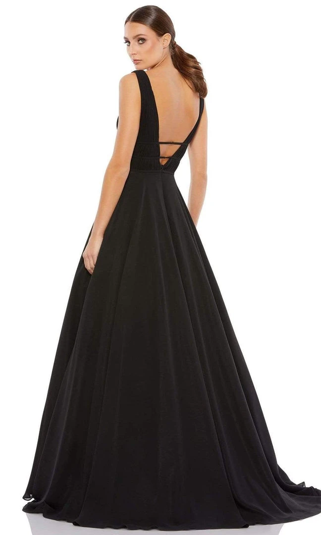 Ieena Duggal - 55379 Deep V Neck Ballgown 4 Ieena Duggal - 55379 Deep V Neck Ballgown