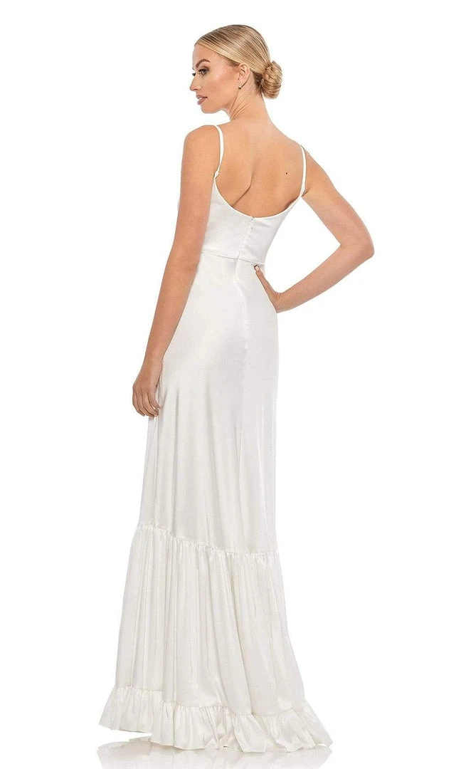 Ieena Duggal - 55381I Spaghetti Strap Scoop Neck Satin Dress 7 Ieena Duggal - 55381I Spaghetti Strap Scoop Neck Satin Dress