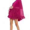 Ieena Duggal - 55407I Jewel Sheer Cape Dress 2 Ieena Duggal - 55407I Jewel Sheer Cape Dress