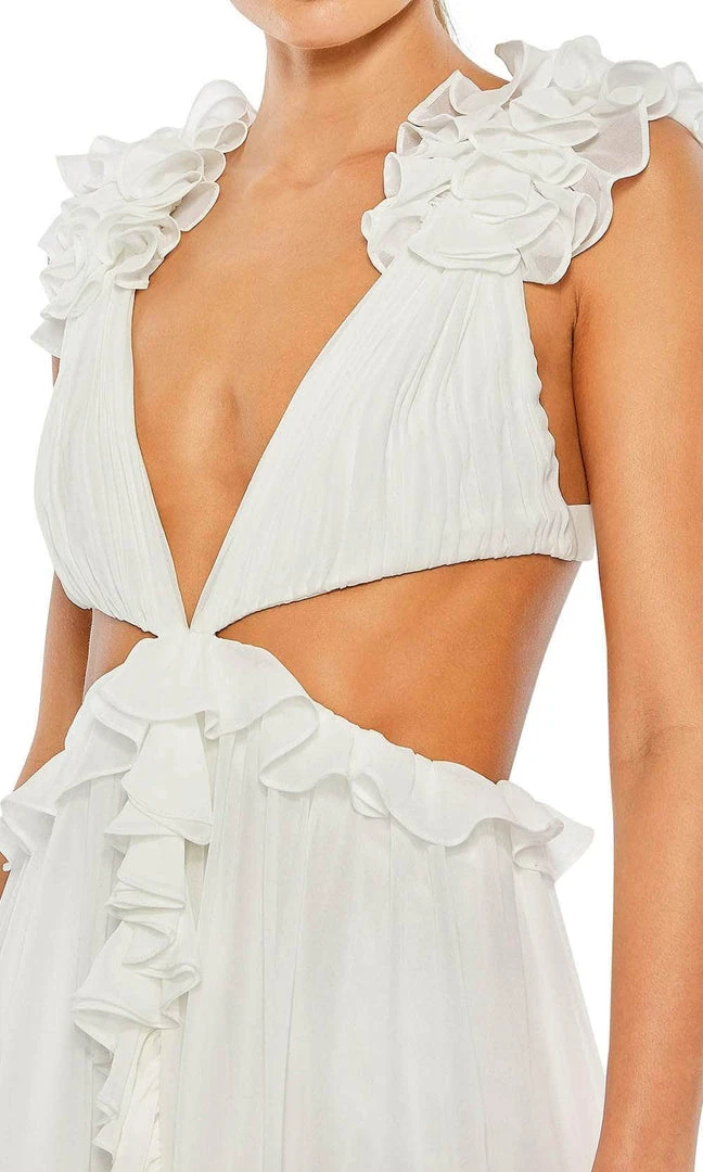 Ieena Duggal 55688 - Ruffled Cropped Cocktail Dress 5 Ieena Duggal 55688 - Ruffled Cropped Cocktail Dress