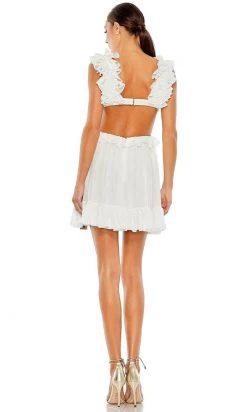 Ieena Duggal 55688 - Ruffled Cropped Cocktail Dress 6 Ieena Duggal 55688 - Ruffled Cropped Cocktail Dress