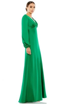 Ieena Duggal 55693 - Bishop Sleeve Evening Gown | Couture Candy 13 Ieena Duggal 55693 - Bishop Sleeve Evening Gown | Couture Candy