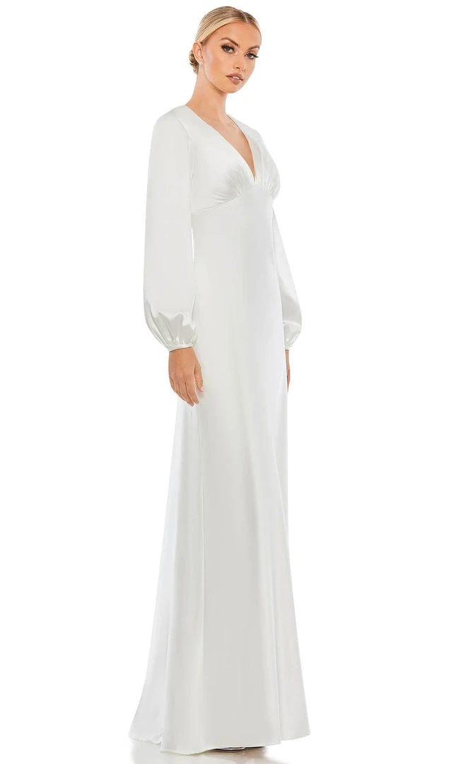 Ieena Duggal 55693 - Bishop Sleeve Evening Gown | Couture Candy 8 Ieena Duggal 55693 - Bishop Sleeve Evening Gown | Couture Candy