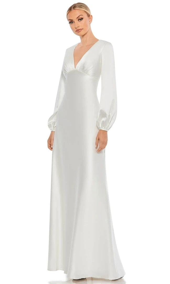 Ieena Duggal 55693 - Bishop Sleeve Evening Gown | Couture Candy 10 Ieena Duggal 55693 - Bishop Sleeve Evening Gown | Couture Candy