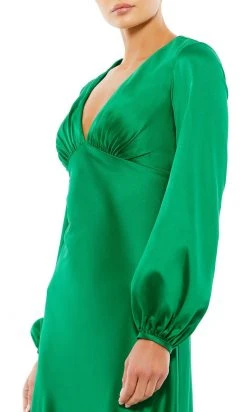 Ieena Duggal 55693 - Bishop Sleeve Evening Gown | Couture Candy 14 Ieena Duggal 55693 - Bishop Sleeve Evening Gown | Couture Candy