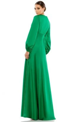 Ieena Duggal 55693 - Bishop Sleeve Evening Gown | Couture Candy 12 Ieena Duggal 55693 - Bishop Sleeve Evening Gown | Couture Candy