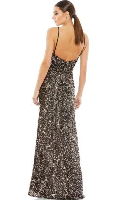 Ieena Duggal 55700 - V-Neck Ruched Prom Dress | Couture Candy