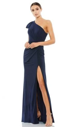 Ieena Duggal - 67858I Asymmetrical Sheath Evening Dress