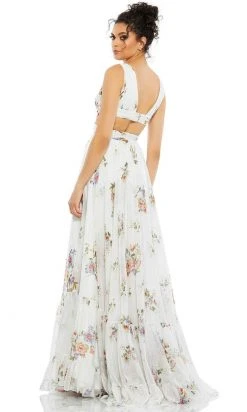 Ieena Duggal 67940 - Sleeveless Plunging V-neckline Long Dress