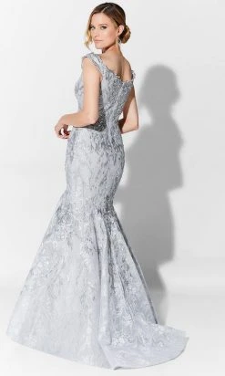 Ivonne D 122D66 - Scallop Lace Evening Gown 7 Ivonne D 122D66 - Scallop Lace Evening Gown