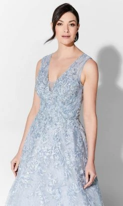 Ivonne D 122D67 - Venice Lace Appliques Evening Gown Ivonne D For Mon Cheri