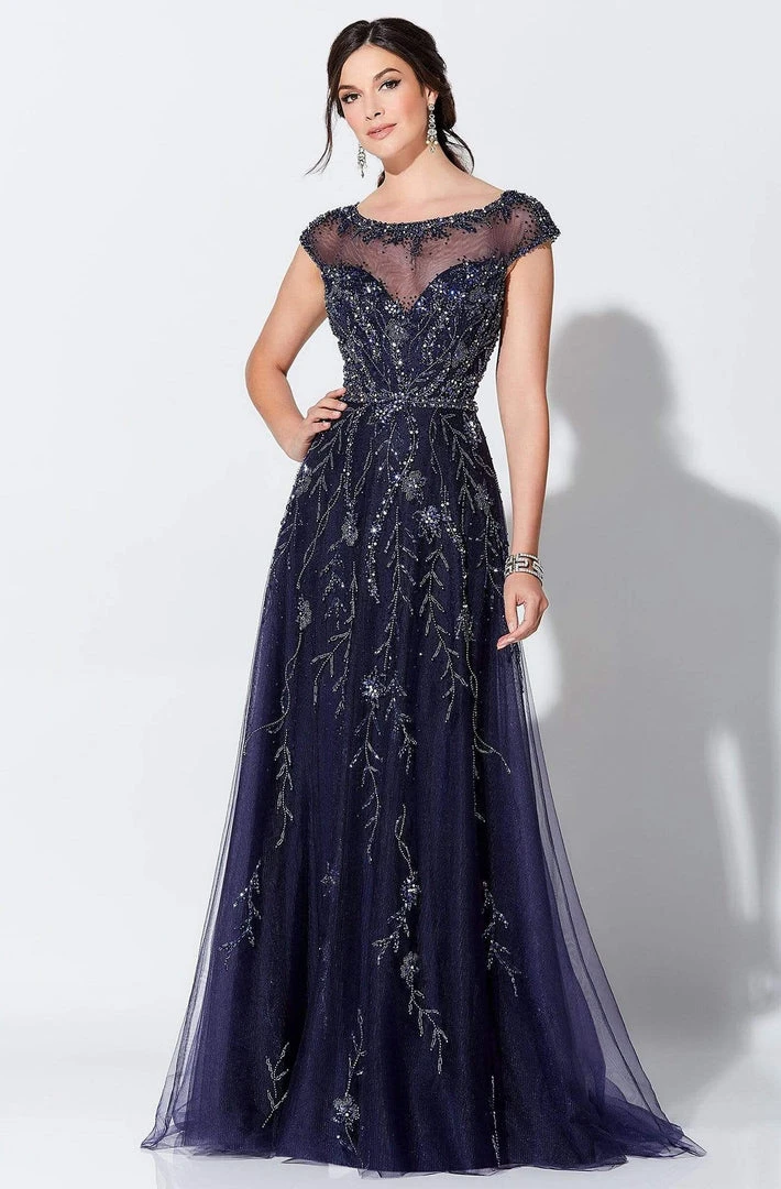 Ivonne D By Mon Cheri - 119D48 Stunning Beaded Tulle A-line Gown Ivonne D For Mon Cheri 3 Ivonne D By Mon Cheri - 119D48 Stunning Beaded Tulle A-line Gown Ivonne D For Mon Cheri