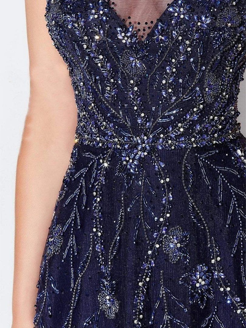 Ivonne D By Mon Cheri - 119D48 Stunning Beaded Tulle A-line Gown Ivonne D For Mon Cheri 6 Ivonne D By Mon Cheri - 119D48 Stunning Beaded Tulle A-line Gown Ivonne D For Mon Cheri