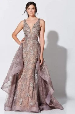 Ivonne D For Mon Cheri Ivonne D By Mon Cheri - 119D56W Sexy Embellished Long Dress