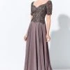 Ivonne D By Mon Cheri - 120D04W Beaded Long A-Line Dress 1 Ivonne D By Mon Cheri - 120D04W Beaded Long A-Line Dress