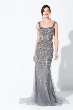 Ivonne D By Mon Cheri - 120D06 Strapless Straight Across Long Dress Ivonne D For Mon Cheri