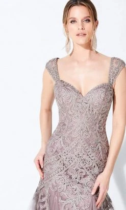 Ivonne D By Mon Cheri - 220D26 Embroidered Sweetheart Gown