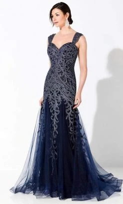 Ivonne D By Mon Cheri - 220D26 Embroidered Sweetheart Gown