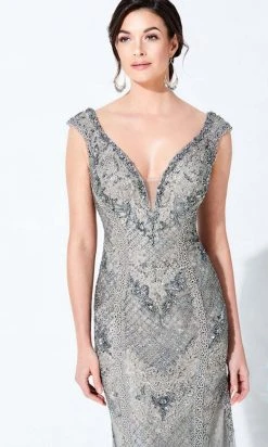 Ivonne D By Mon Cheri - 220D27 Beaded Sheath Gown Ivonne D For Mon Cheri