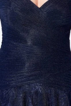 Ivonne D For Mon Cheri Ivonne D By Mon Cheri - 220D28 Ruched A-Line Gown