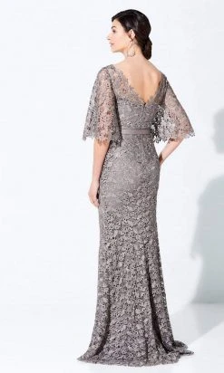 Ivonne D By Mon Cheri - 220D29 Lace V-Neck Dress