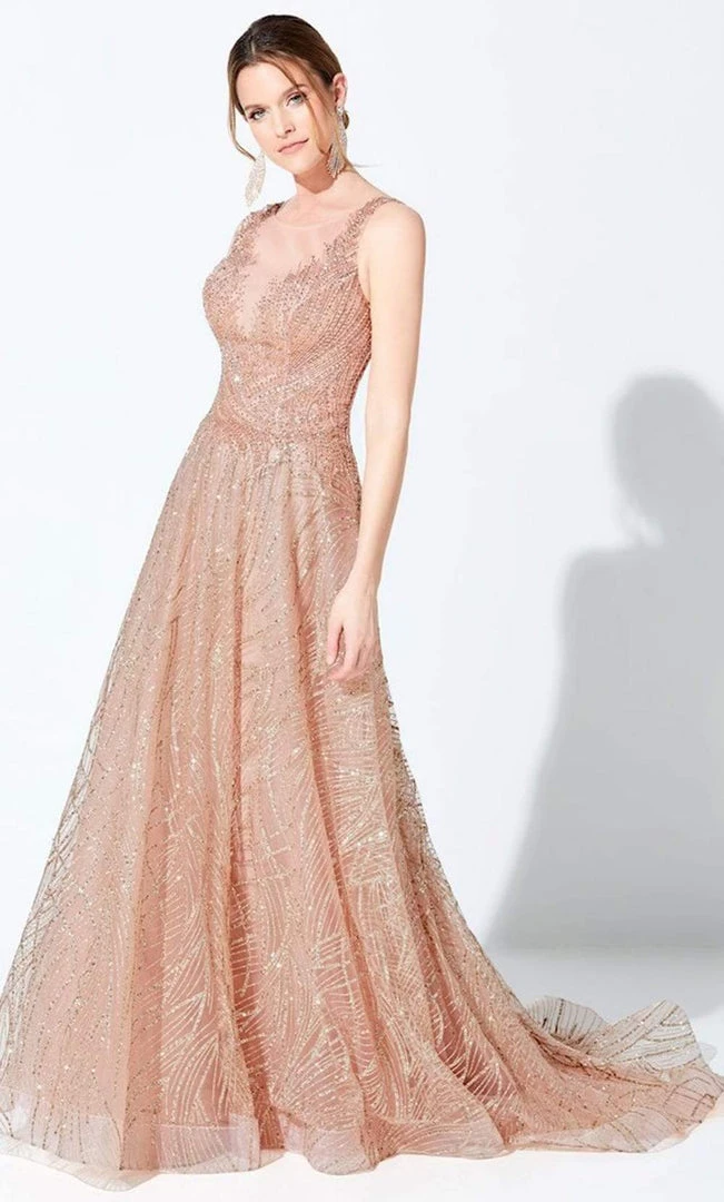 Ivonne D For Mon Cheri Ivonne D By Mon Cheri - 220D37 Illusion Scoop Back Dress 6 Ivonne D For Mon Cheri Ivonne D By Mon Cheri - 220D37 Illusion Scoop Back Dress