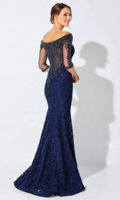 Ivonne D By Mon Cheri - Bateau Trumpet Evening Dress