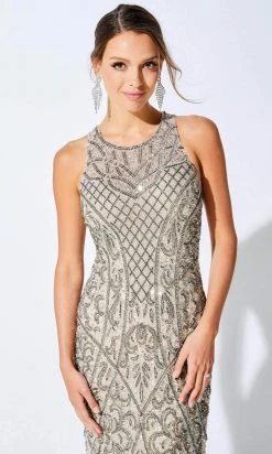 Ivonne D For Mon Cheri Ivonne D By Mon Cheri - Jewel Sheath Evening Dress