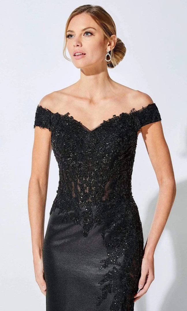 Ivonne D For Mon Cheri Ivonne D By Mon Cheri - Off Shoulder A-Line Evening Dress 7 Ivonne D For Mon Cheri Ivonne D By Mon Cheri - Off Shoulder A-Line Evening Dress
