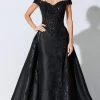 Ivonne D For Mon Cheri Ivonne D By Mon Cheri - Off Shoulder A-Line Evening Dress