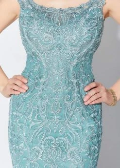 Ivonne D For Mon Cheri - Embroidered Scoop Gown 119D51 7 Ivonne D For Mon Cheri - Embroidered Scoop Gown 119D51