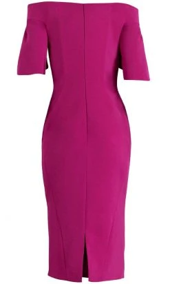 Janique - 1942 Bell Sleeve Off-Shoulder Fitted Dress 11 Janique - 1942 Bell Sleeve Off-Shoulder Fitted Dress