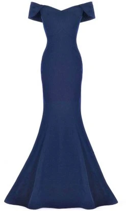 Janique 2042 - Off-Shoulder Sweetheart Neck Long Dress 13 Janique 2042 - Off-Shoulder Sweetheart Neck Long Dress