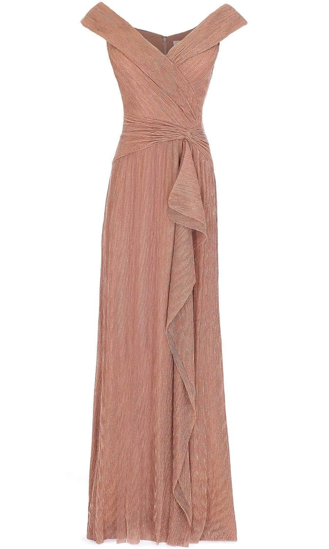 Janique 210622 - Cap Sleeve V-neck Evening Dress 8 Janique 210622 - Cap Sleeve V-neck Evening Dress