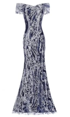 Janique - 62125 Metallic Ombre Trumpet Gown 8 Janique - 62125 Metallic Ombre Trumpet Gown