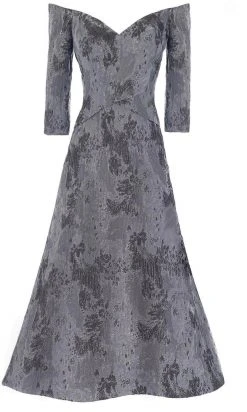 Janique 7621 - Off-shoulder Sweetheart Neck Evening Dress