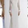 Janique BSH-001 - Long Sleeves Bateau Neck Formal Dress