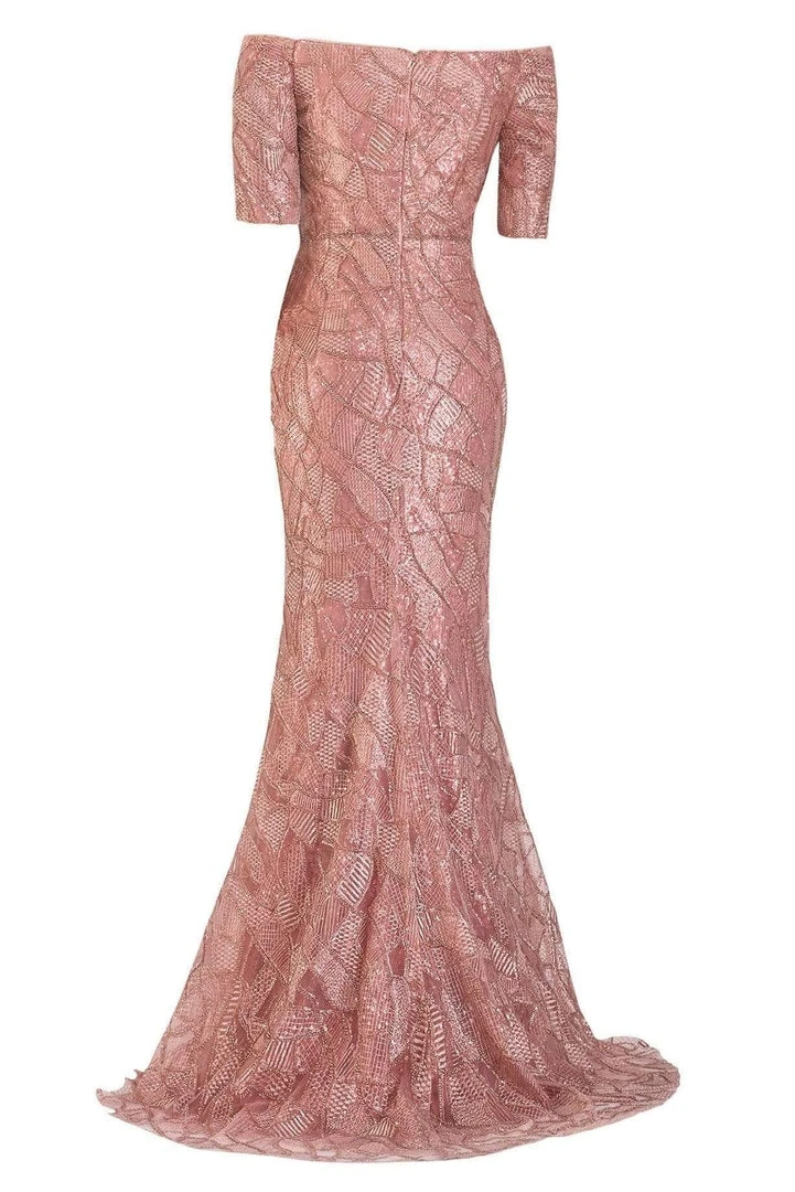 Janique - JA5017 Embellished Off-Shoulder Trumpet Dress 6 Janique - JA5017 Embellished Off-Shoulder Trumpet Dress