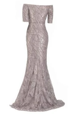 Janique - JA5017 Embellished Off-Shoulder Trumpet Dress 13 Janique - JA5017 Embellished Off-Shoulder Trumpet Dress