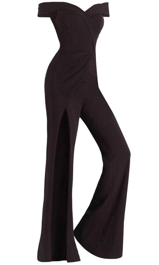 Janique - K6594 Off Shoulder Jumpsuit 4 Janique - K6594 Off Shoulder Jumpsuit