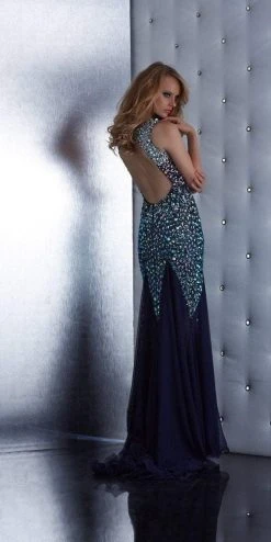 Jasz Couture - 4614 Dress In Midnight