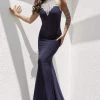 Jasz Couture - 6289 Fitted High Halter Trumpet Gown