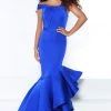 Jasz Couture - 6408 Off Shoulder Tiered Ruffle Mermaid Gown 1 Jasz Couture - 6408 Off Shoulder Tiered Ruffle Mermaid Gown